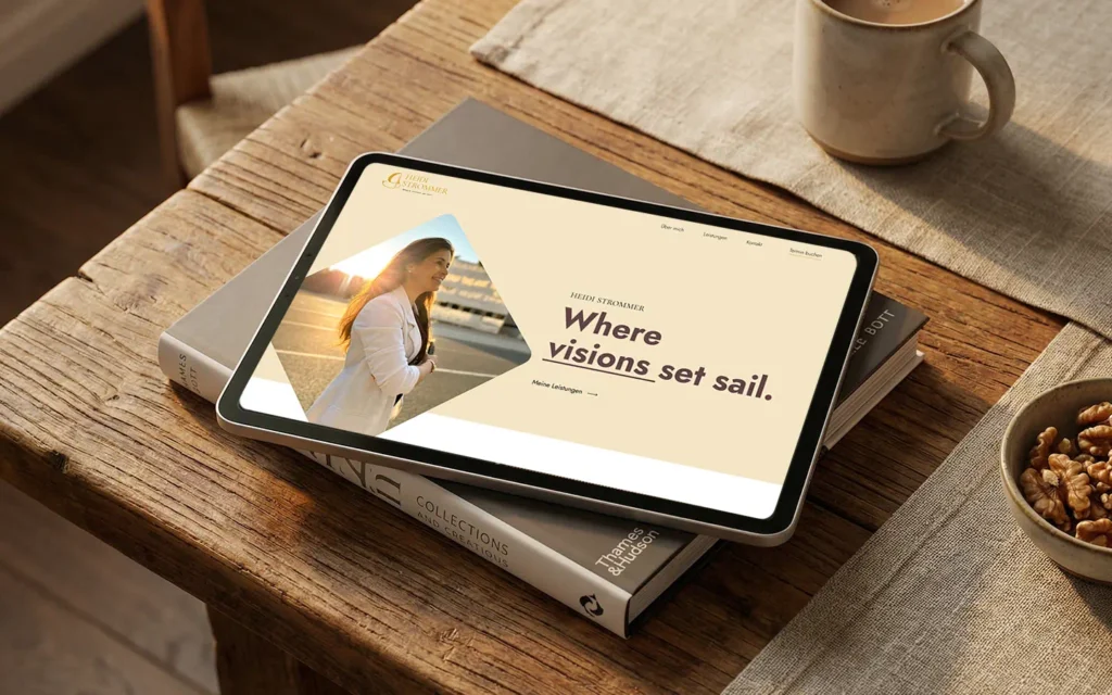 Webdesign für die Unternehmensberaterin Heidi Strommer